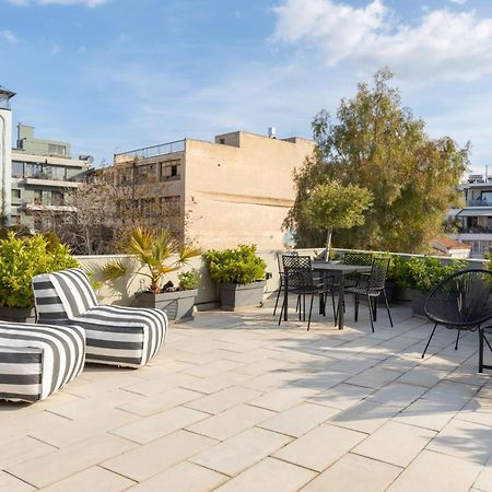 85 Sqm In The Heart Of Athens Shared Rooftop Deck Zewnętrze zdjęcie